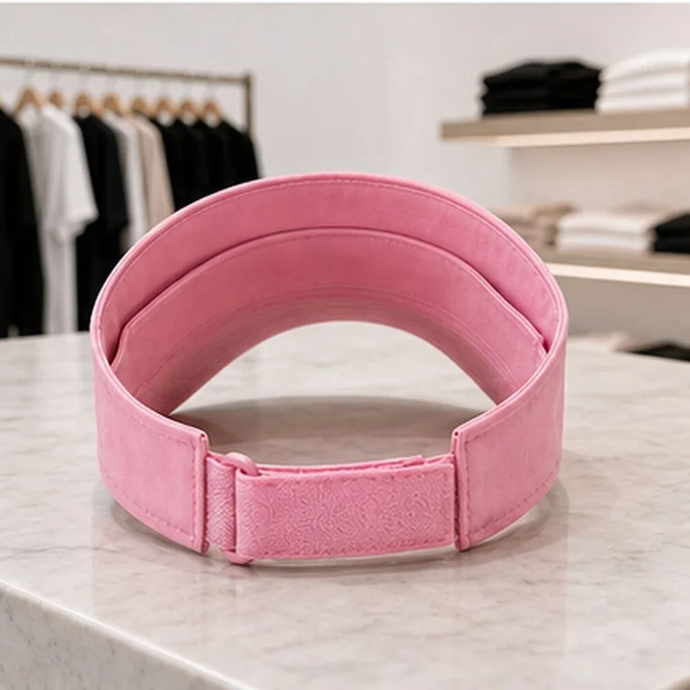 ALO Yoga Pink Boutique Open Top Visor Hat NWT